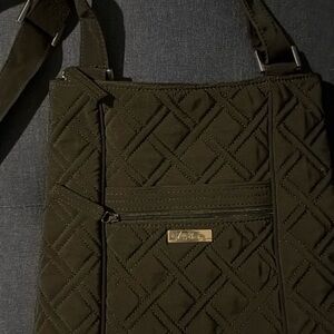 Vera Bradley Quilted Crossbody Bag - Olive